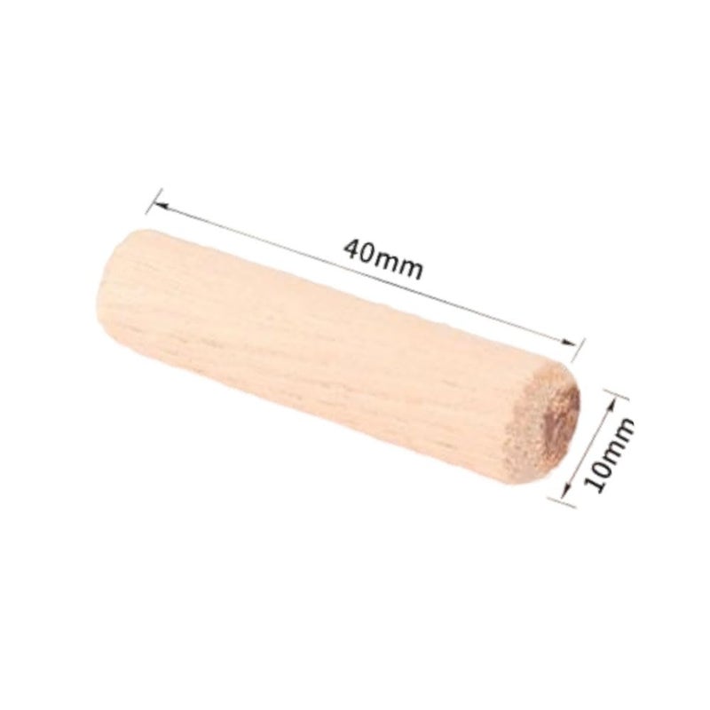 Fetoatar 150Pcs Wooden Dowel Pins Kit 3/8"" x 1-1/2 Inch Small Fluted Wood Dowels Pegs Hardwood Pin for Furniture Woodworking Crafts, Furniture, Door, DIY - Image 2